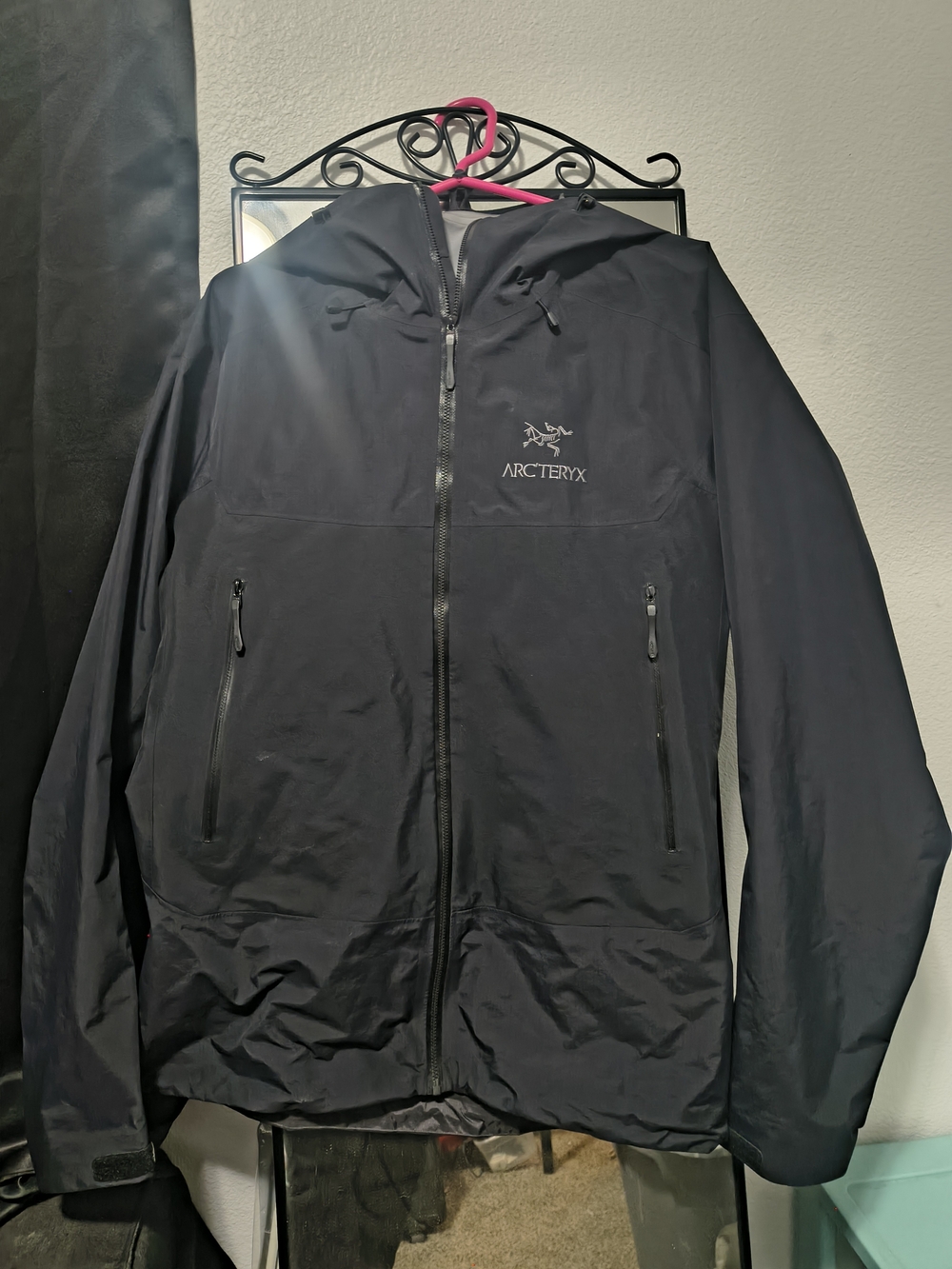 Arc'teryx Men's Black Hooded Jacket
